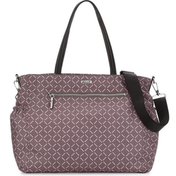 Disney Baby Multi-Functional Travel Tote Diaper Bag with  MILLY Luxe Baby Diaper Bag with Changing Pad in Grey and Pink Brand New NWT
